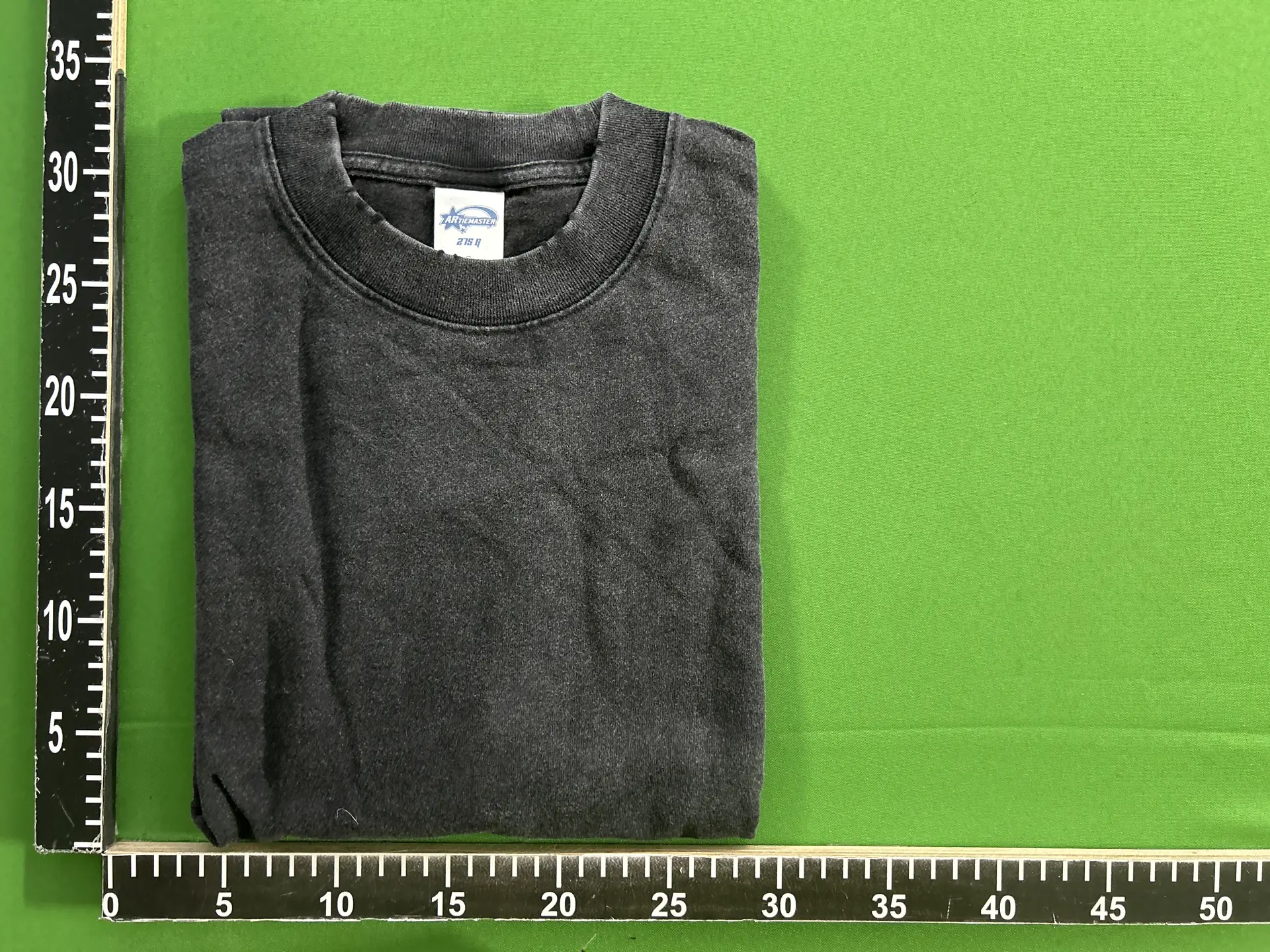 2025 Autumn 275g Reverse Bottom Fried Street Fashion Brand Washed Long-Sleeved T-Shirt Men's Ins Dirty Dyed Wasteland Retro Long-Sleeved