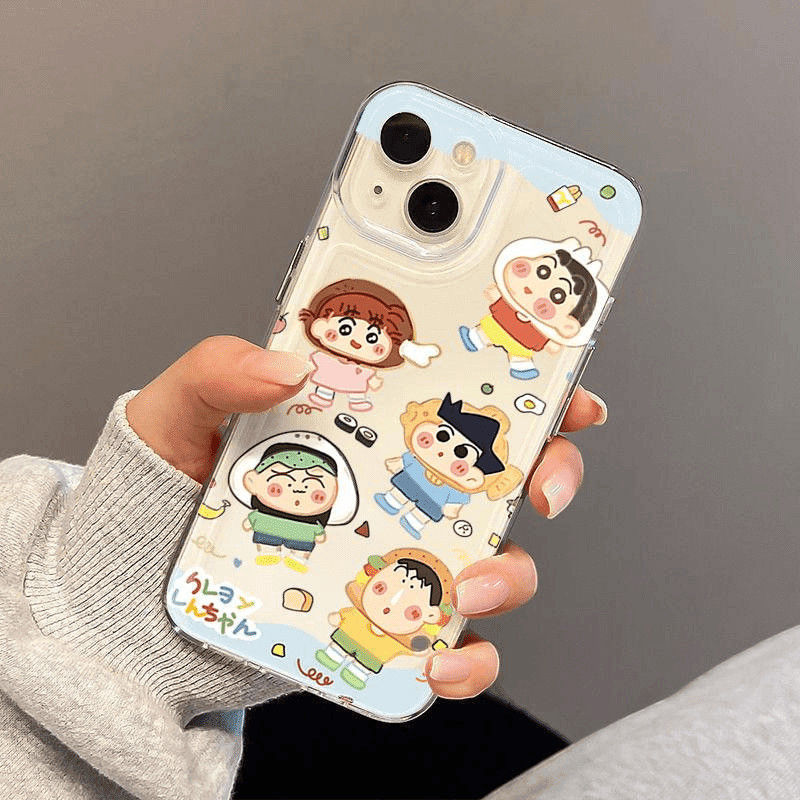 Space Shell Cartoon Fun New for Apple 14/13 Phone Case 16promax Transparent Soft Case 15 16