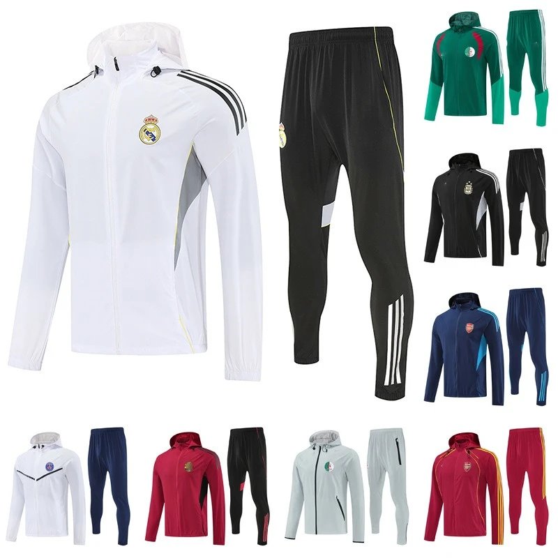 Soccer Trench Coat Argentina Real Madrid Boca Marseille