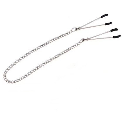 Sexy Sm Breast Clip Bell Thin Metal Breast Clip Touching Nipple to Adjust the Sexy Adult Sex Game Supplies