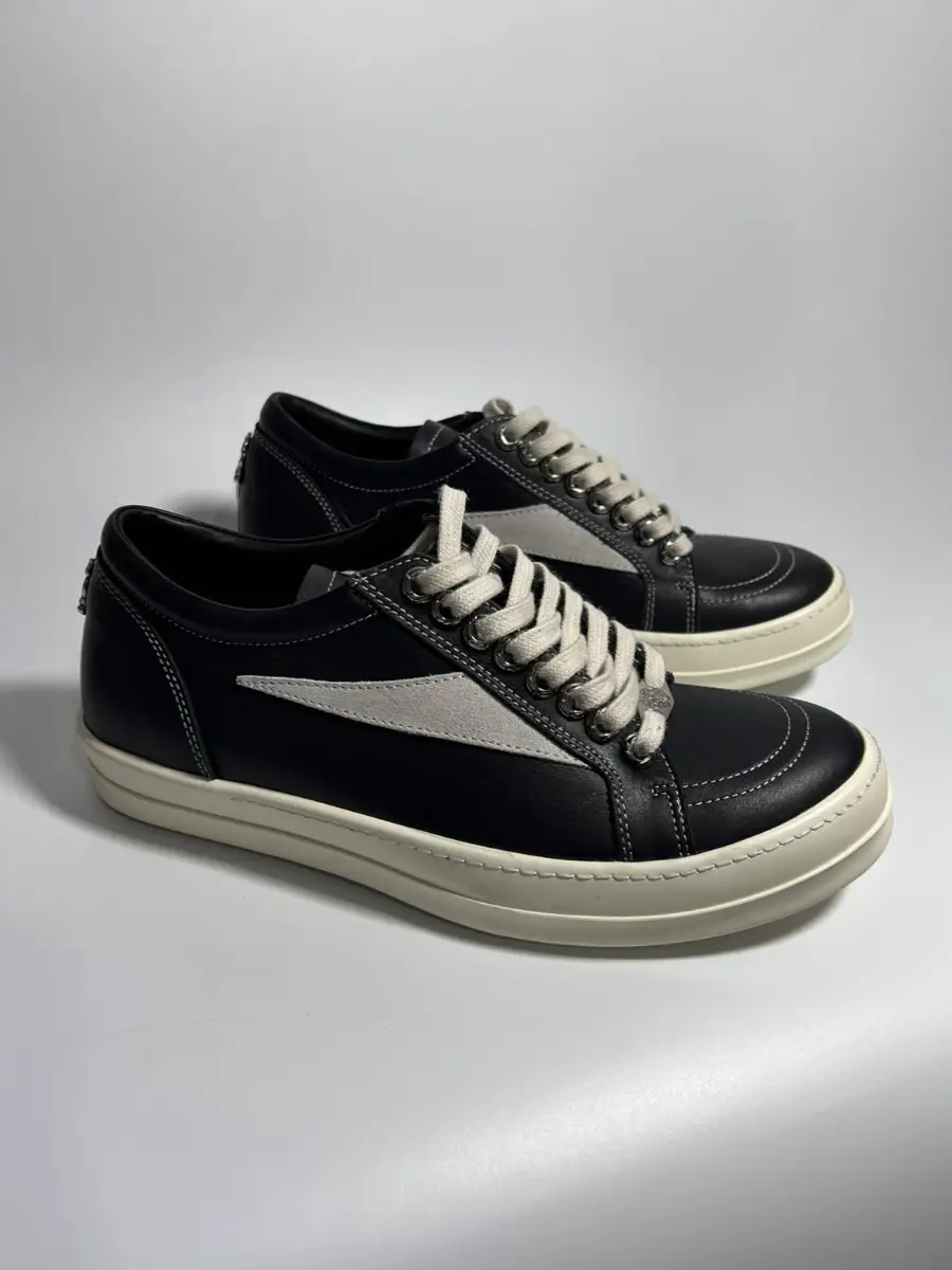 Men's Autumn and Winter Shoes with Thick Soles, Cross-Shaped Air Eyelets, Modified Dark Style, Versatile Genuine Leather Casual Sneakers