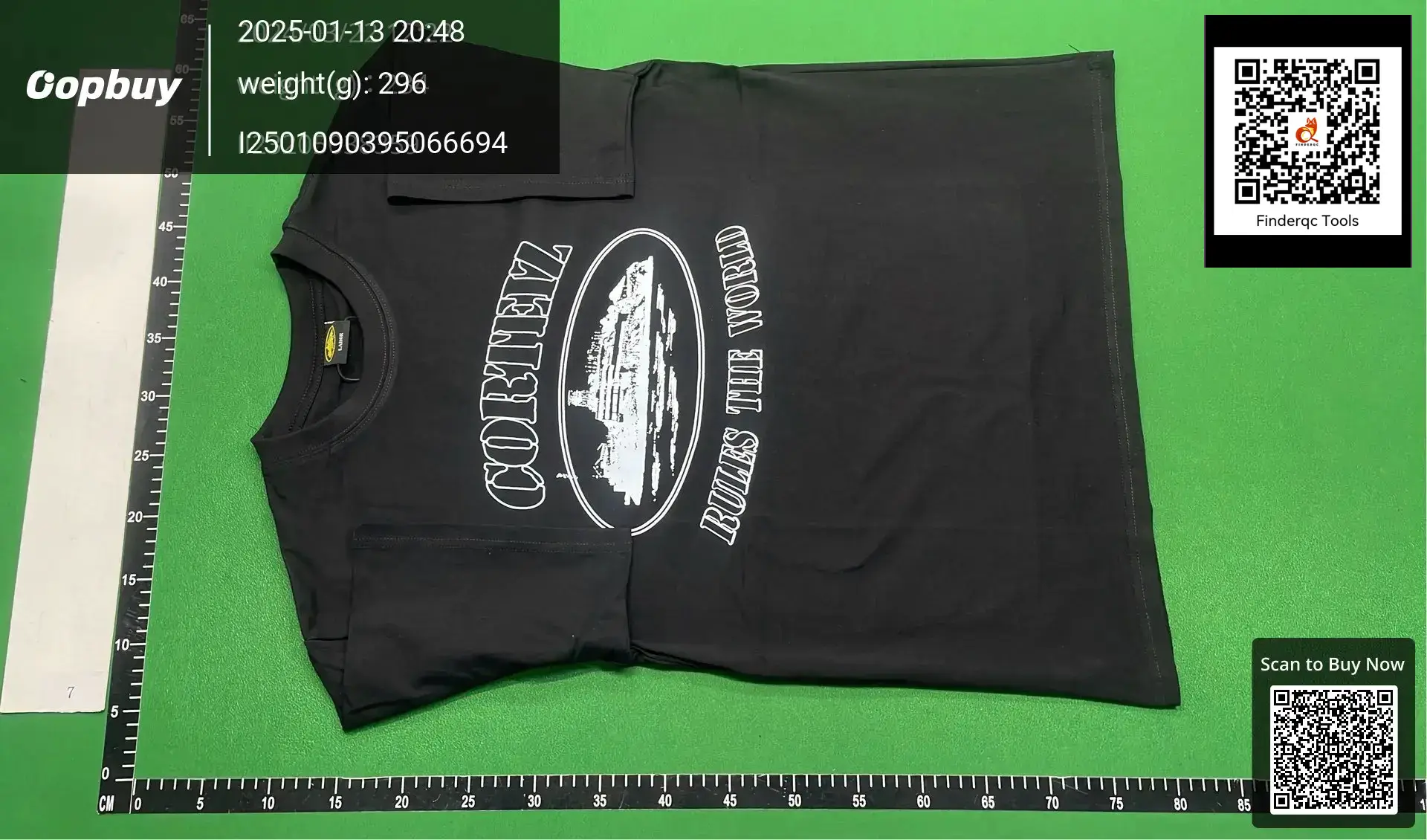 Corteiz Alcatraz Island Printed T-shirt Trendy Street Fashion Hip Hop Skateboard Casual Street Unisex Half Sleeve