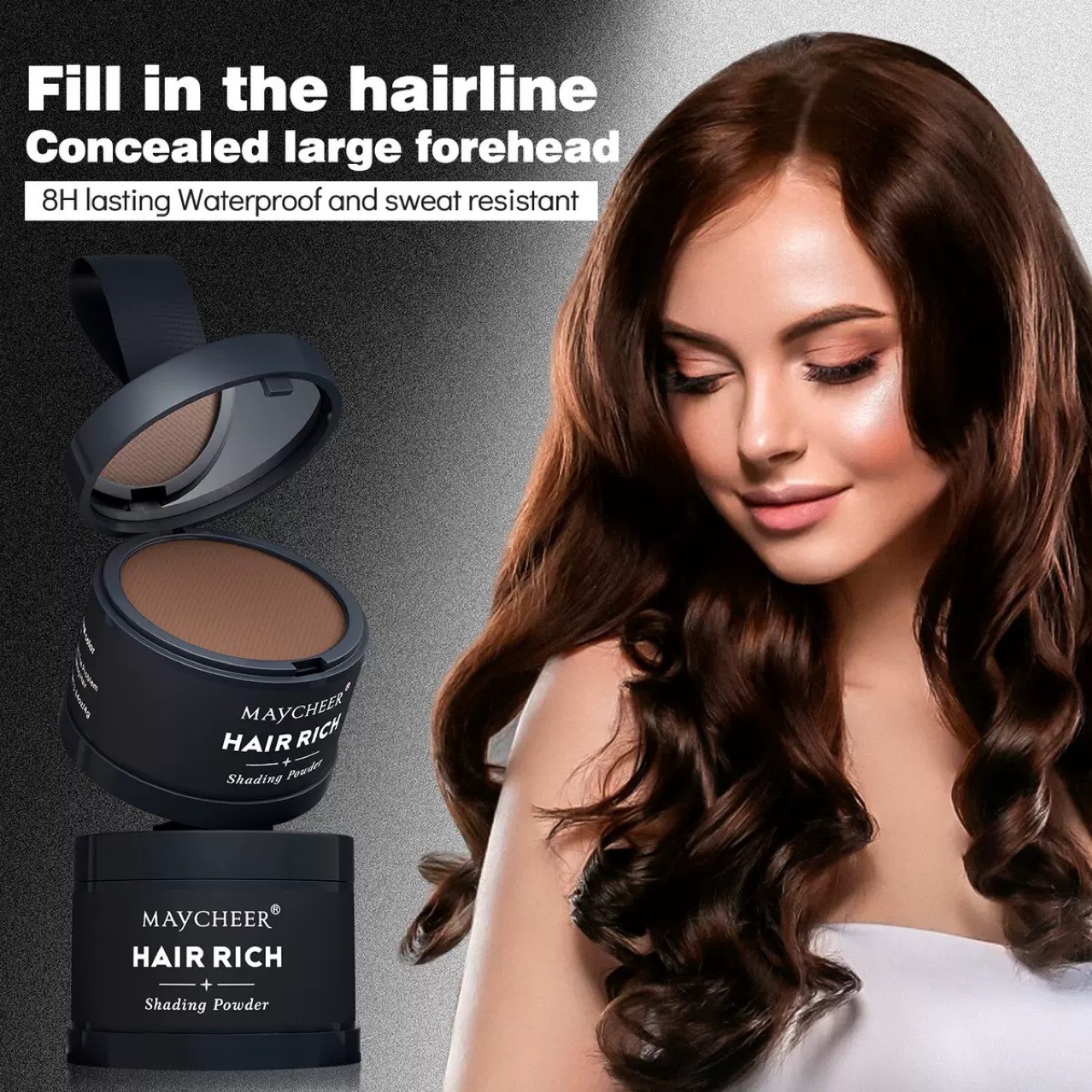 Cross-Border Musecheer Hairline Repair Shadow Powder 31 Color Modification Filling Forehead Hairline Replacement