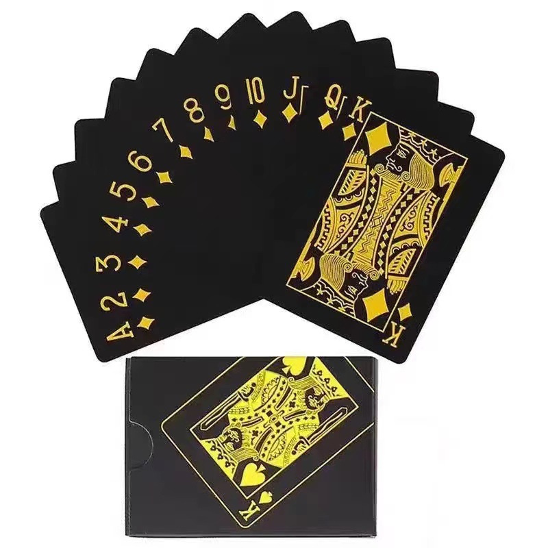 Flower Cut Poker Texas Poker Plastic PVC Waterproof Folding Wear-Resistant Creative Magic Props Poker