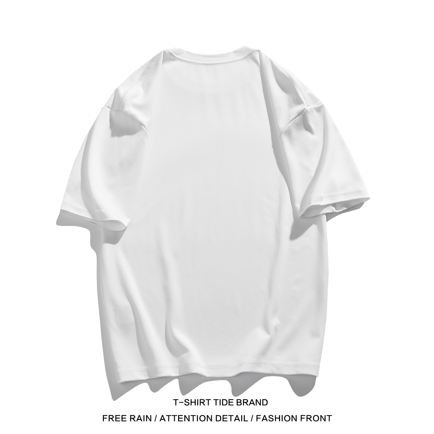 Summer Three-Proof Technology Men's Short-Sleeved Shirt, Solid Color Base Shirt, Loose Half-Sleeve Top, Solid Color T-Shirt, Moisture-Wicking and Sweat-Absorbing
