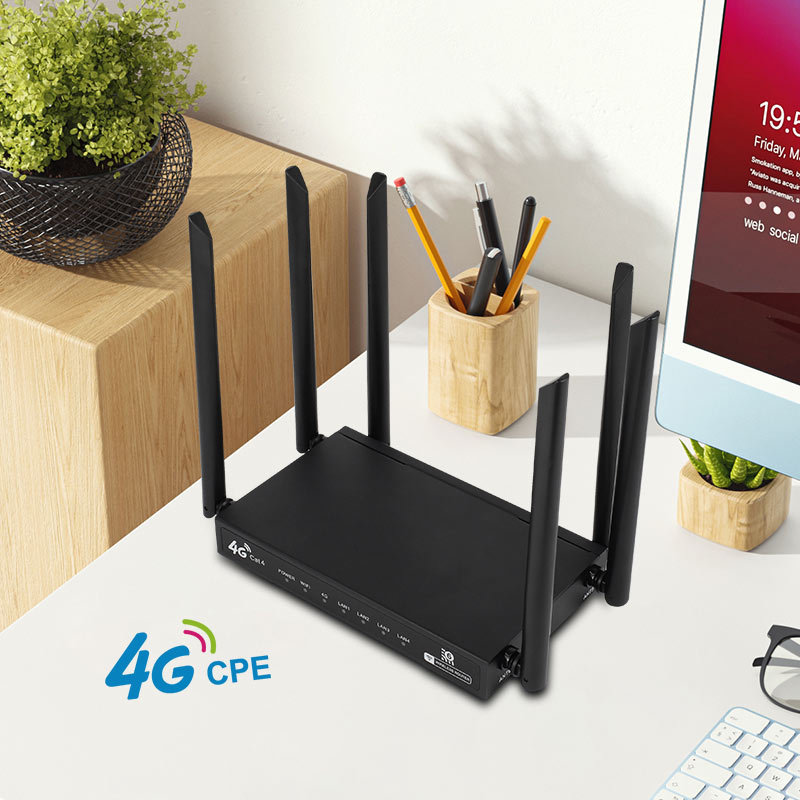 300m All-Network Portable Wifi6 Home Network 4g Router Dormitory Rental Office Plug-In Card Wireless 4Gcpe