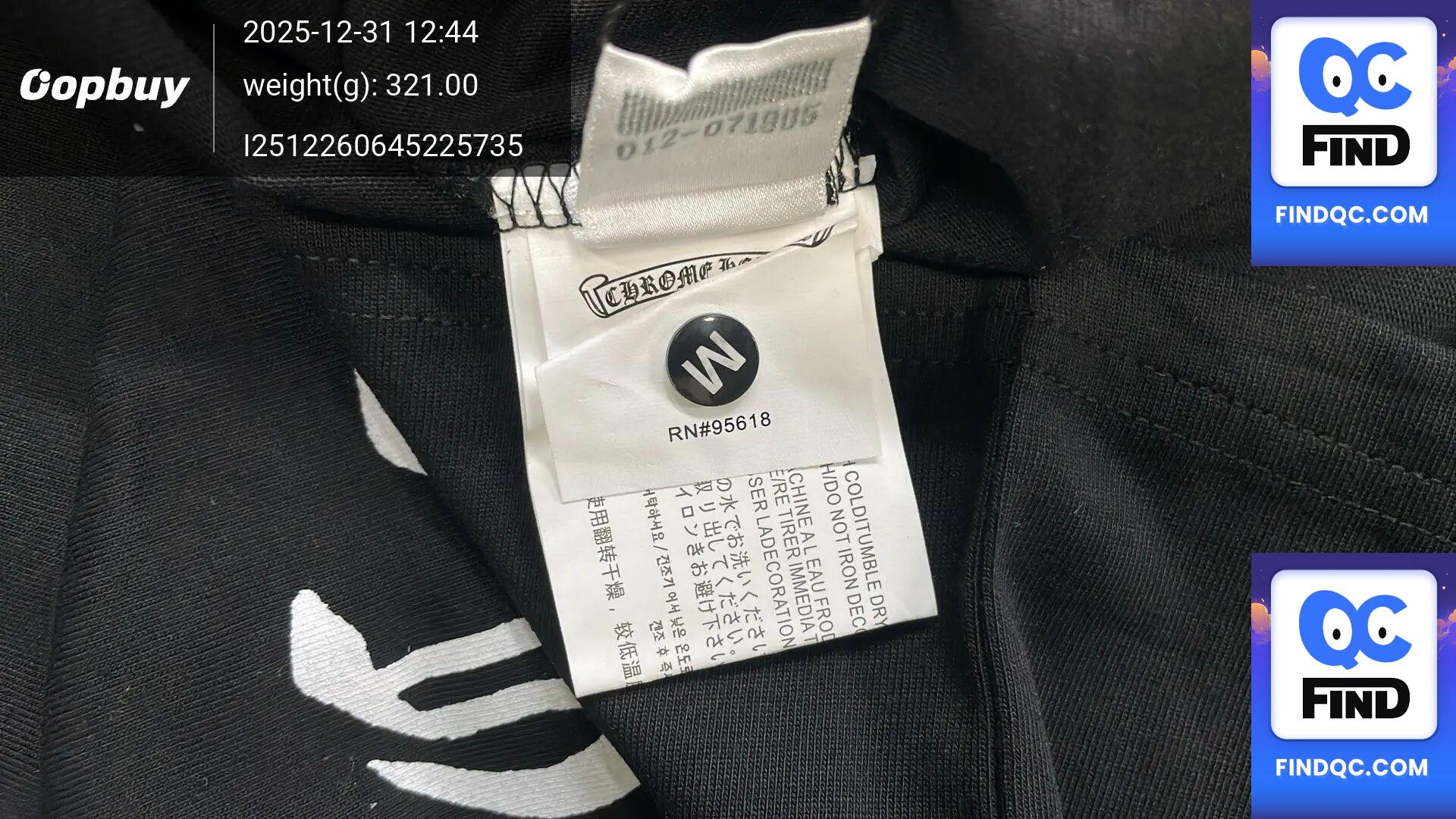 High Version Chrome Hearts25S Summer New Chrome Digital Printing Washed Distressed Short-Sleeved T-Shirt QC
