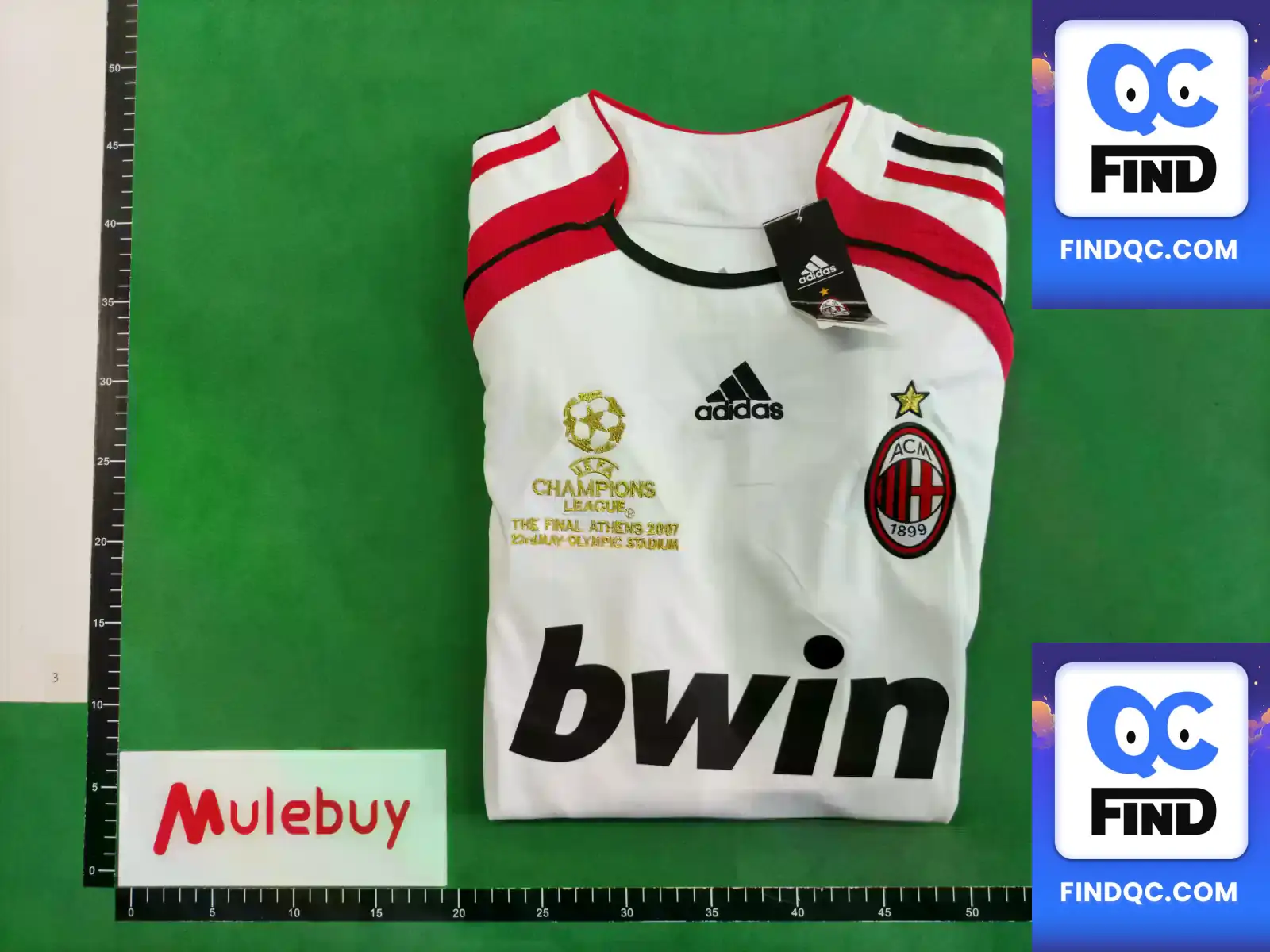 Adidas AC Milan 2007 Champions League Final Jersey