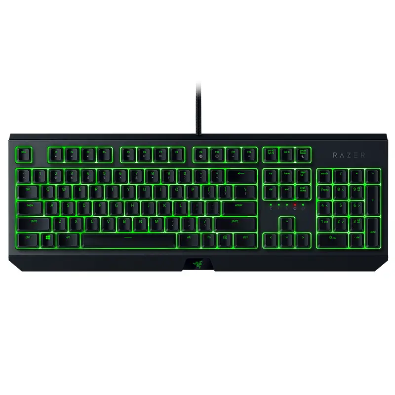 Razer Thundersnake Black Widow Spider Standard Edition Computer Game Special Electronic Competition Mechanical Keyboard Green Axis Lol Applicable