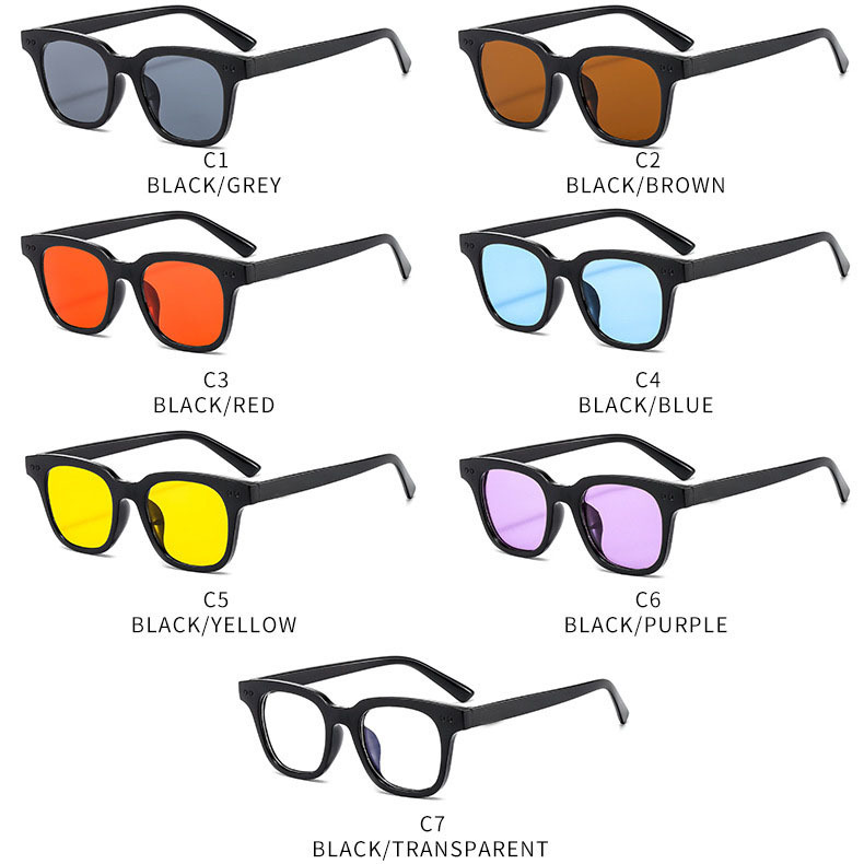 New D-home European and American cross-border generous frame frameless conjoined lenses sunglasses protective glasses trendy men's and women's sunglasses