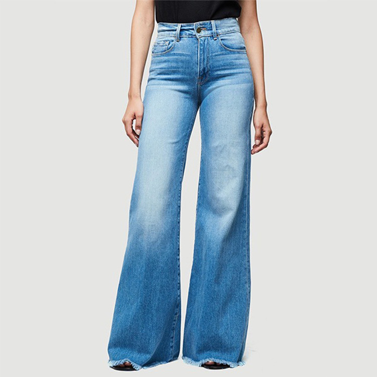 Creative 2025 summer elegant style Denim micro-pants waist women's jeans factory outlet