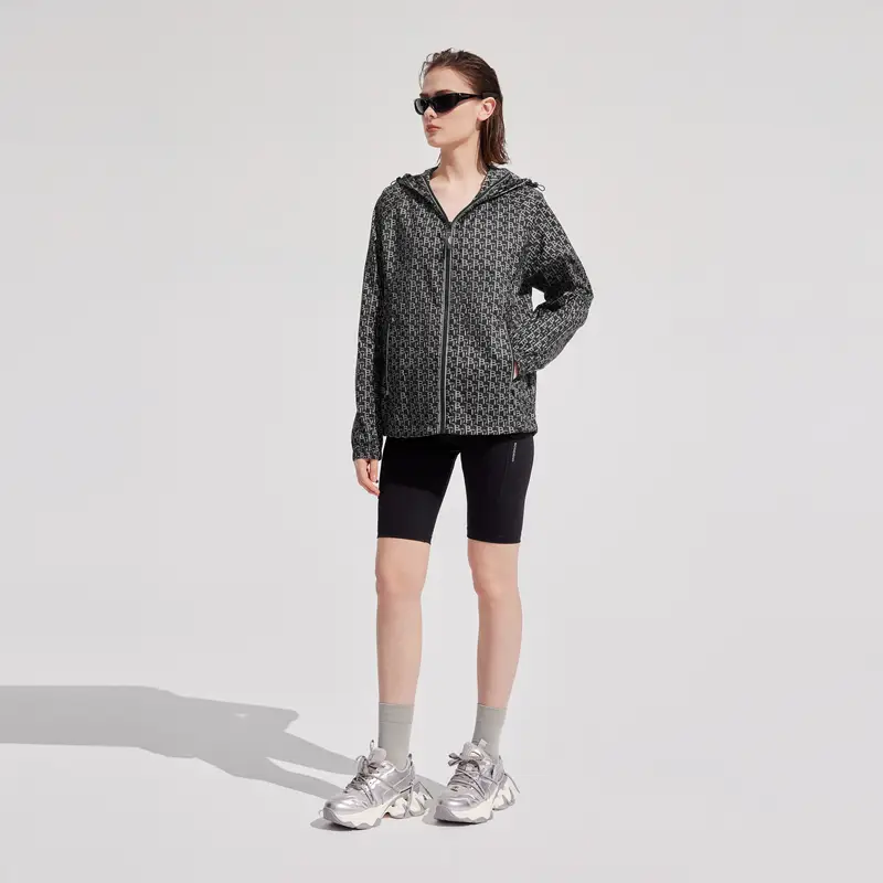 Bosideng Presbyopic Men's and Women's Same Neutral Hooded Jacket Sun-Protective Clothing Loose Breathable