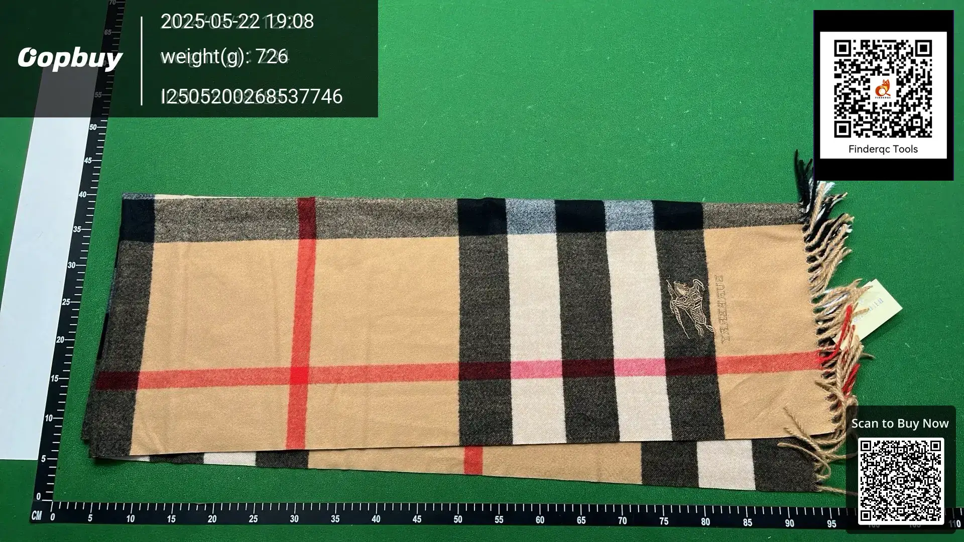 Burberry Check Scarf
