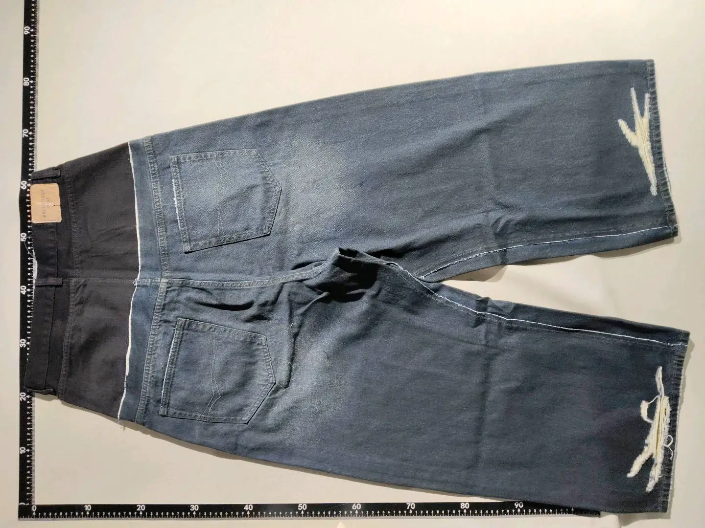 BB style patchwork personalized customized jeans