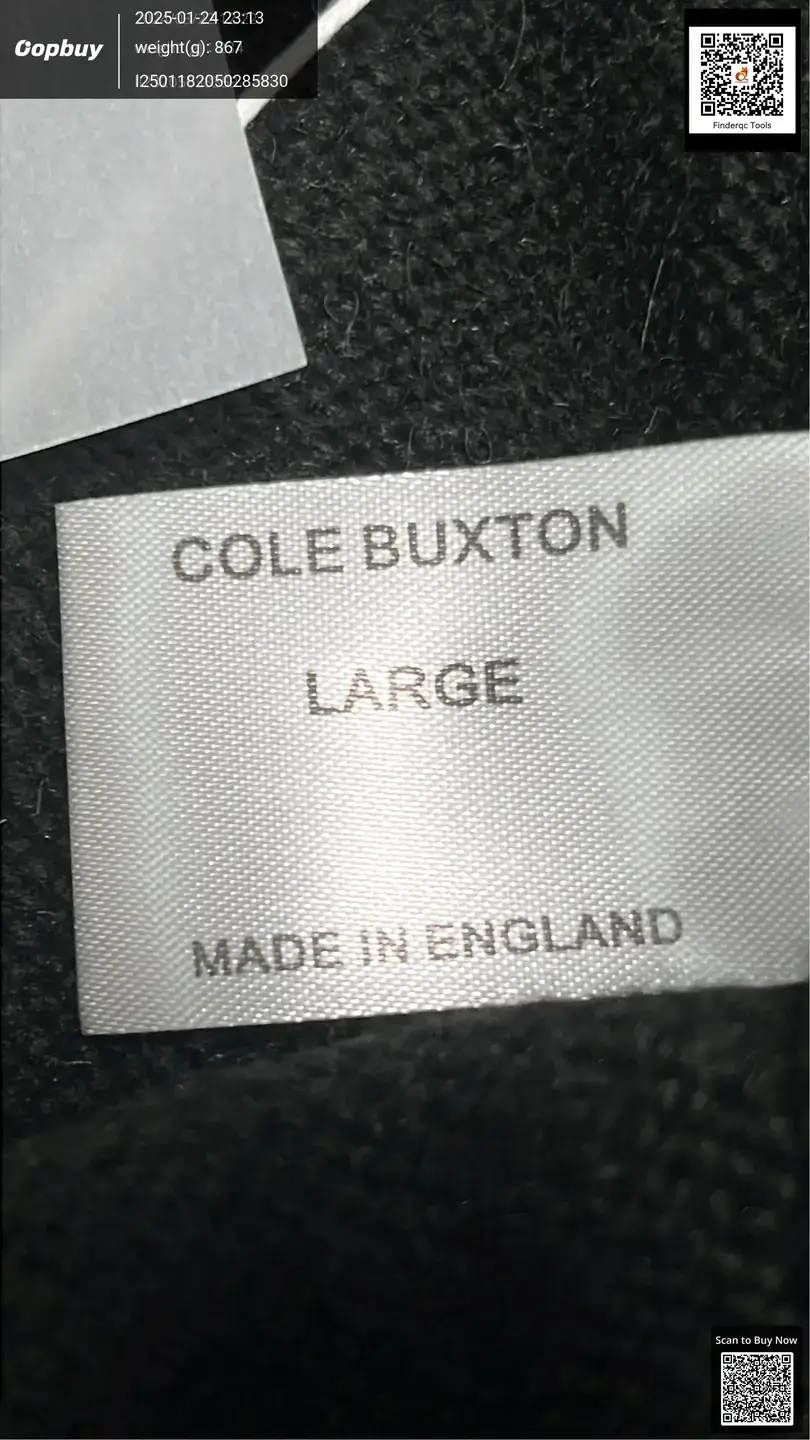 Cole Buxton High Street Niche Trendy Brand Loose Casual Autumn and Winter Couple Jacquard Woolen Pants Casual Pants Ins