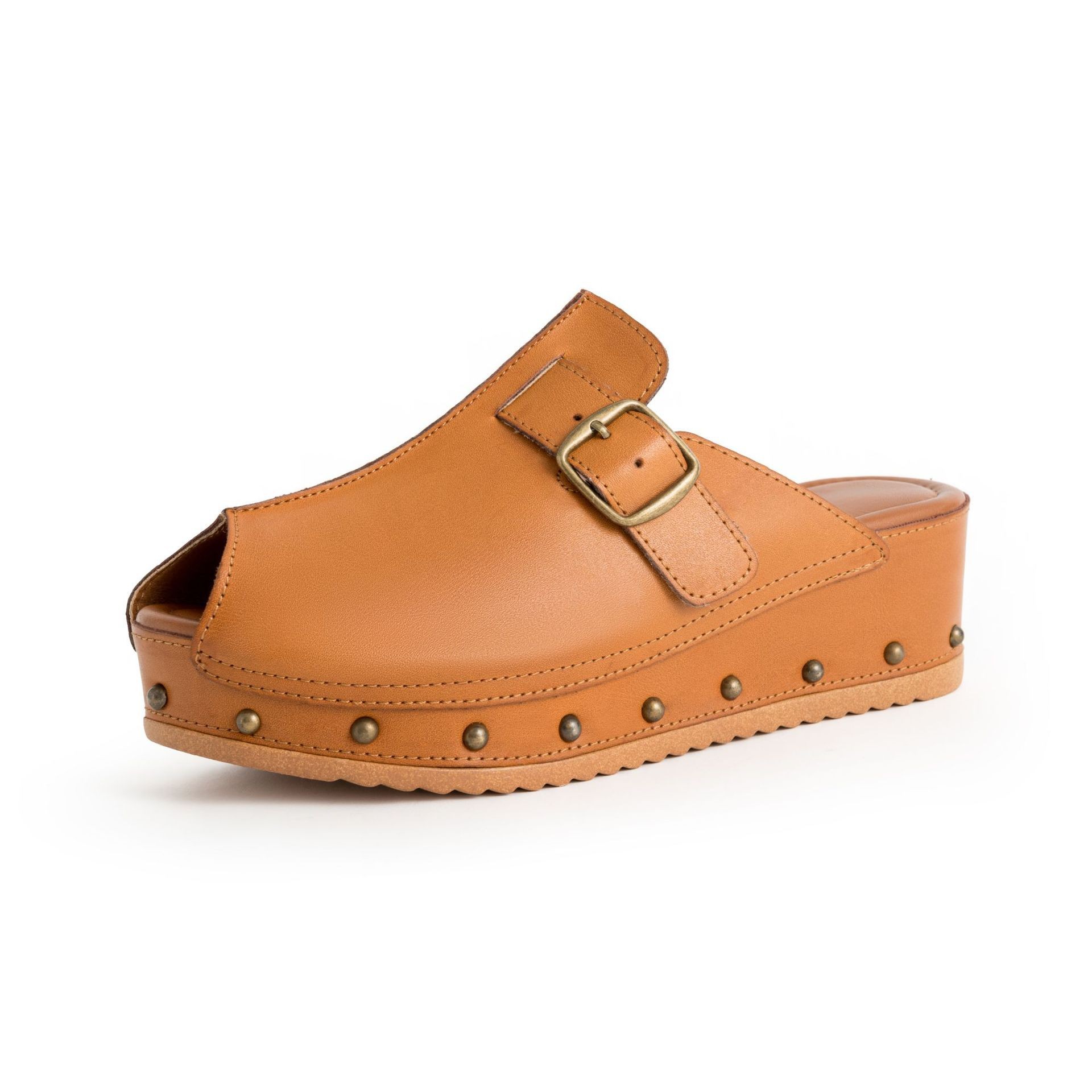 In-Stock Women's Summer Fish-Mouth Sandals, European and American Style, Large Size, Half-Covered Toe, Studded, Low Heel, Thick-Soled Women's Shoes, Dad Shoes for Women