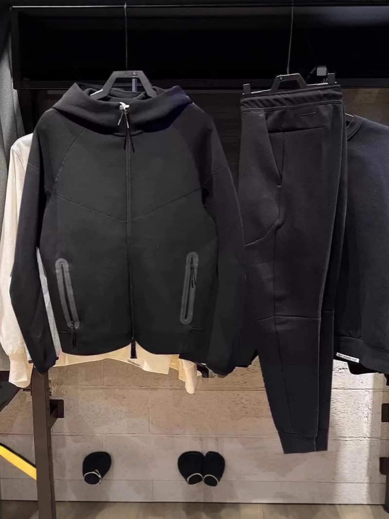 Men's casual sports jacket and pants set casual all-matching Foto QC de WEIDIAN na Qualit.ly