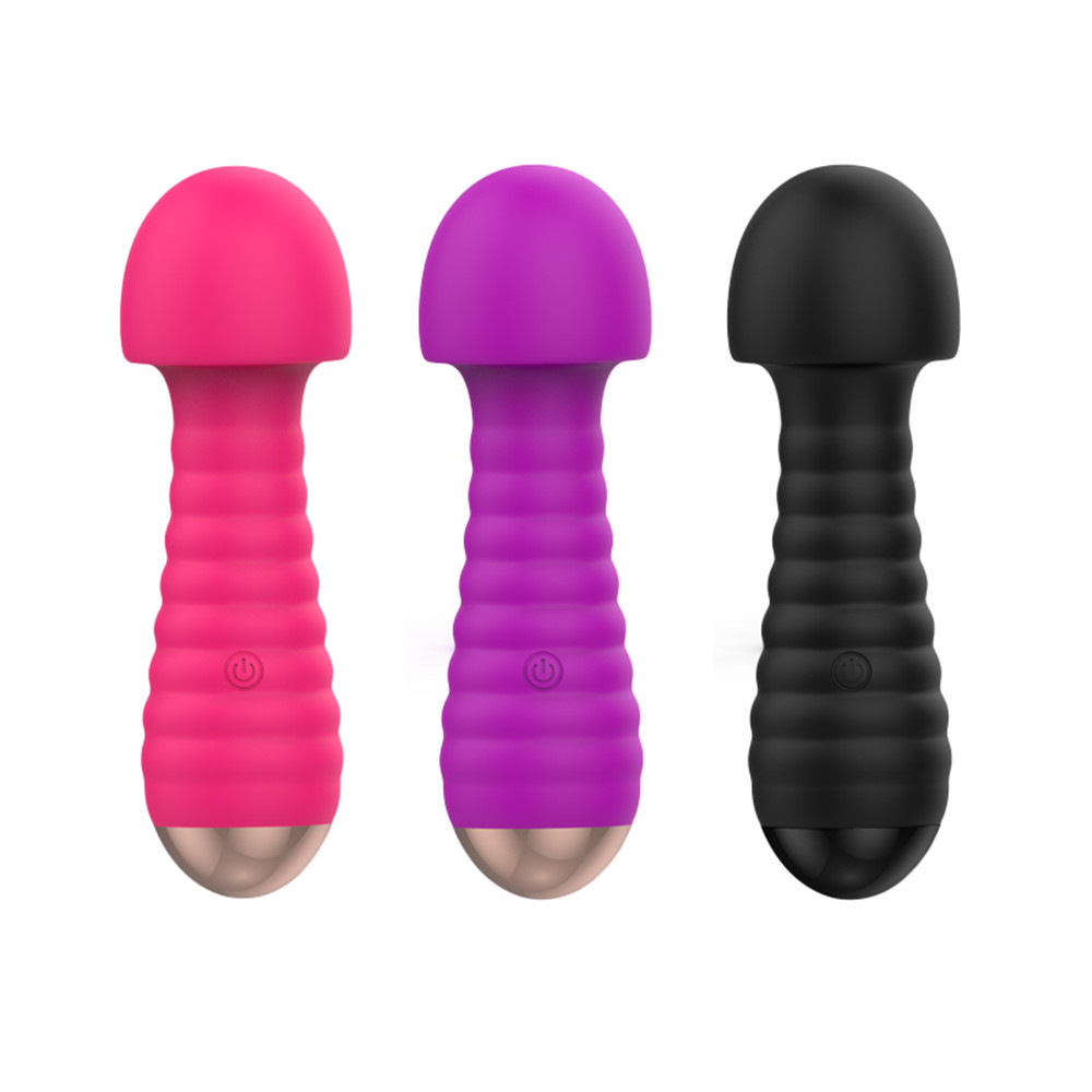 Rechargeable  Av Stick Female Orgasmic Pleasure Female Masturbation Device Silicone Massage Stick Couple Flirting 