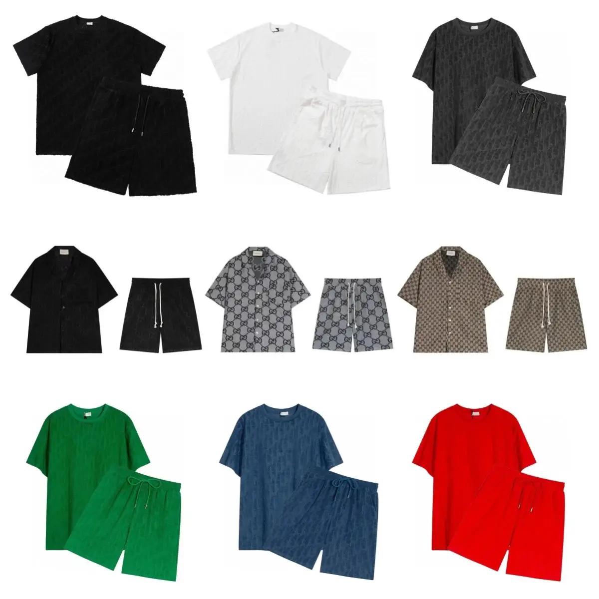 (15%off)Fashion casual short-sleeved set 13-SQ002