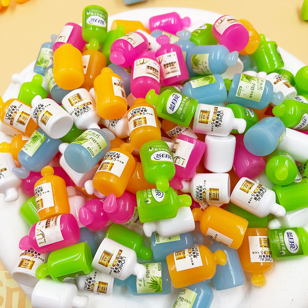 Simulation mini hand sanitizer resin accessories DIY decorative materials convenience store diy play house toy ornaments