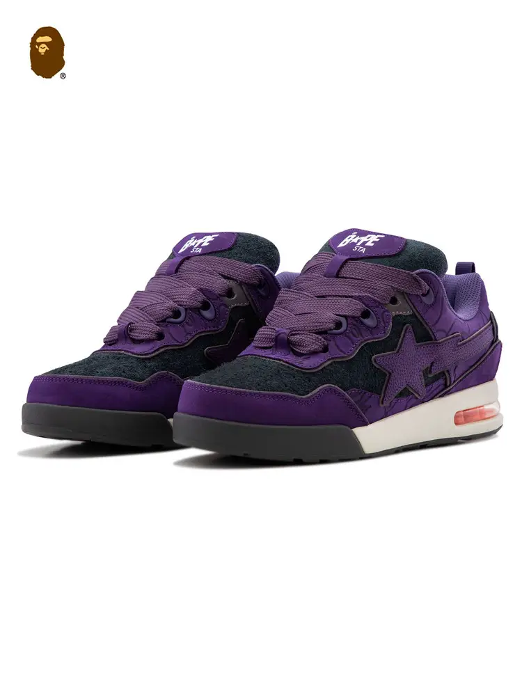 Bapeflip Sta Men's and Women's Shoes 26 Spring and Summer Plush Suede Leather Splicing Camouflage Casual Shoes 318911Q
