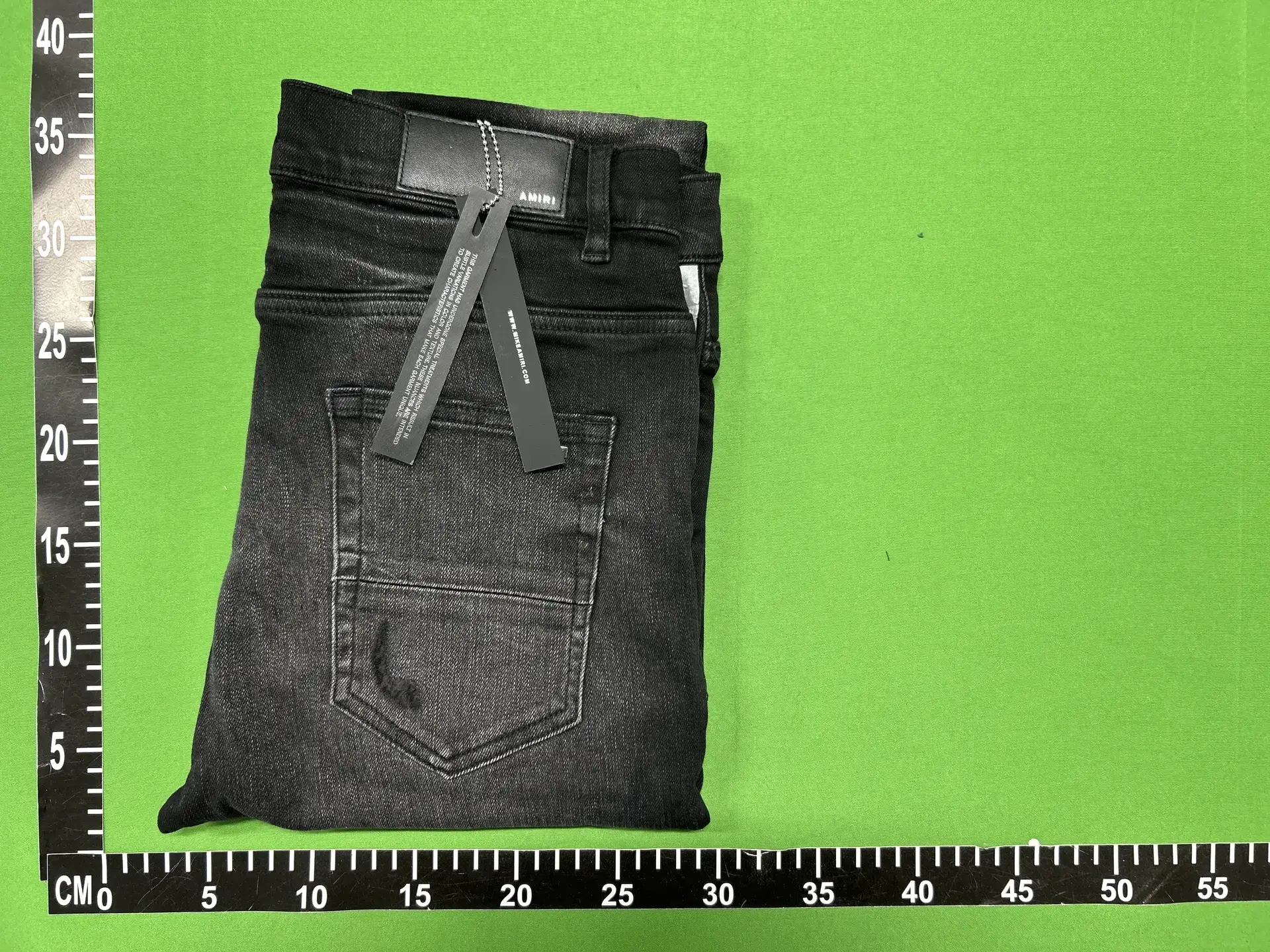 AMIRI Black Distressed Jeans