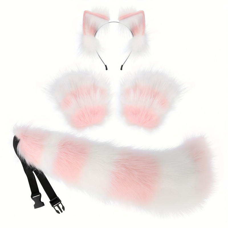 C 91009 Fox Ear Tail Set European and American Cross-Border New Style Fast Delivery