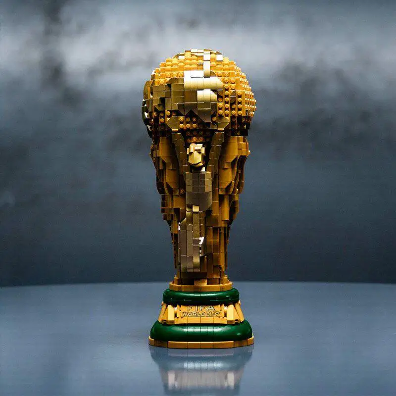 China Building Blocks Fifa World Cup Trophy 43020 Football Trophy Fan Assembly Toy Gift
