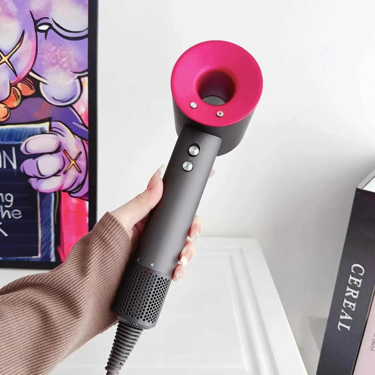 吹风机负离子不伤发电吹风机家用恒温大功率吹风机