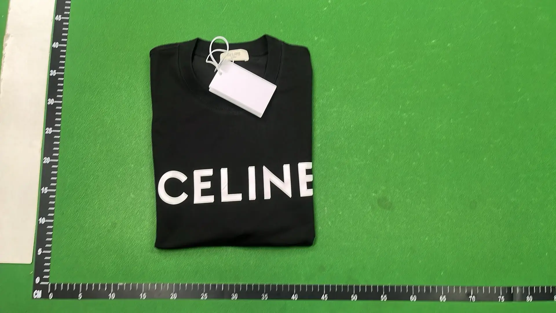 Celine Black Logo T-Shirt