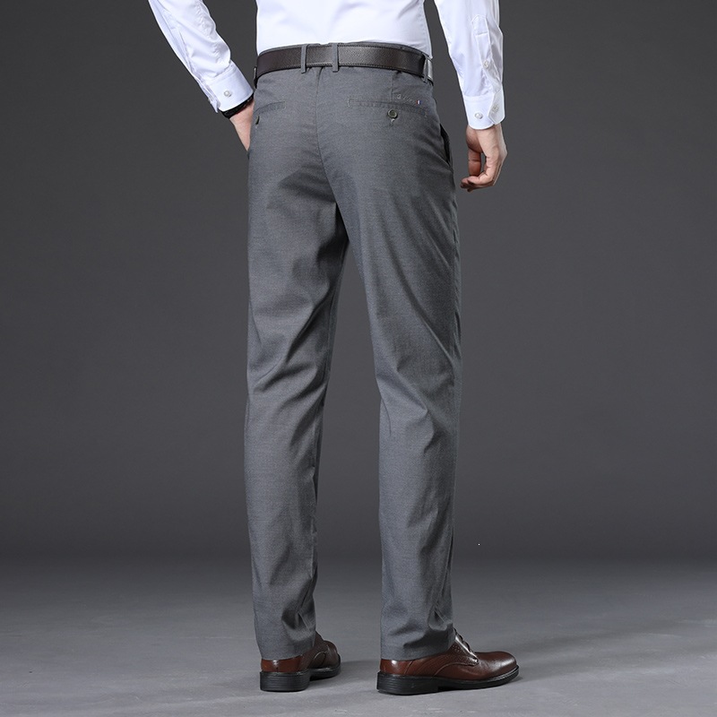 Mainly Recommended: 3-Color Casual Pants for Men, Wrinkle-Resistant Straight-Leg Business Trousers, Trendy, Versatile, Comfortable, and Durable