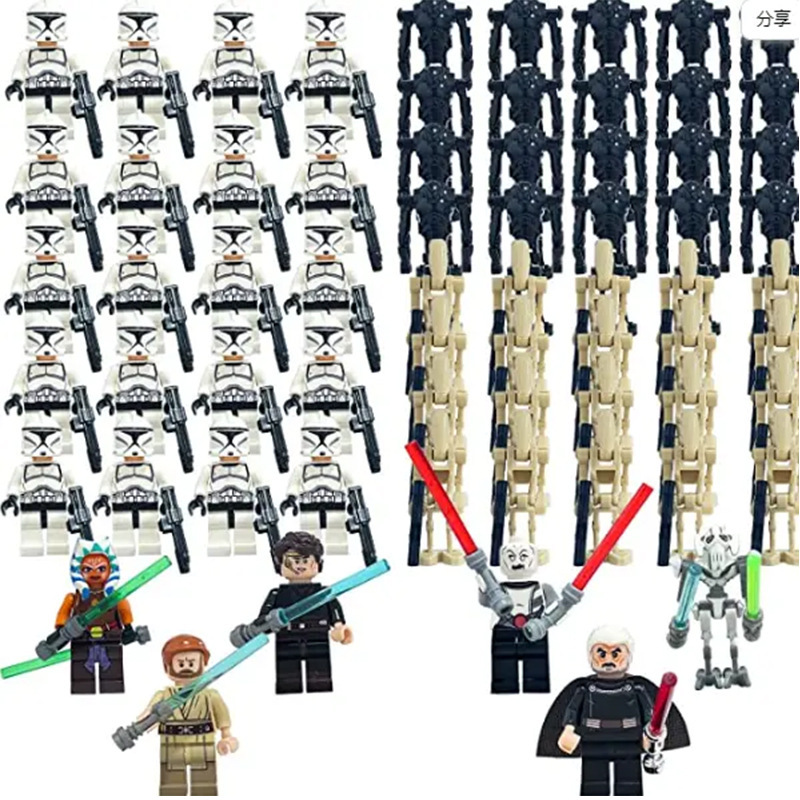 Cross-border Compatible Lego 66 Planet Boy Robot Puzzle Assembly War Building Blocks Man Toy Bag