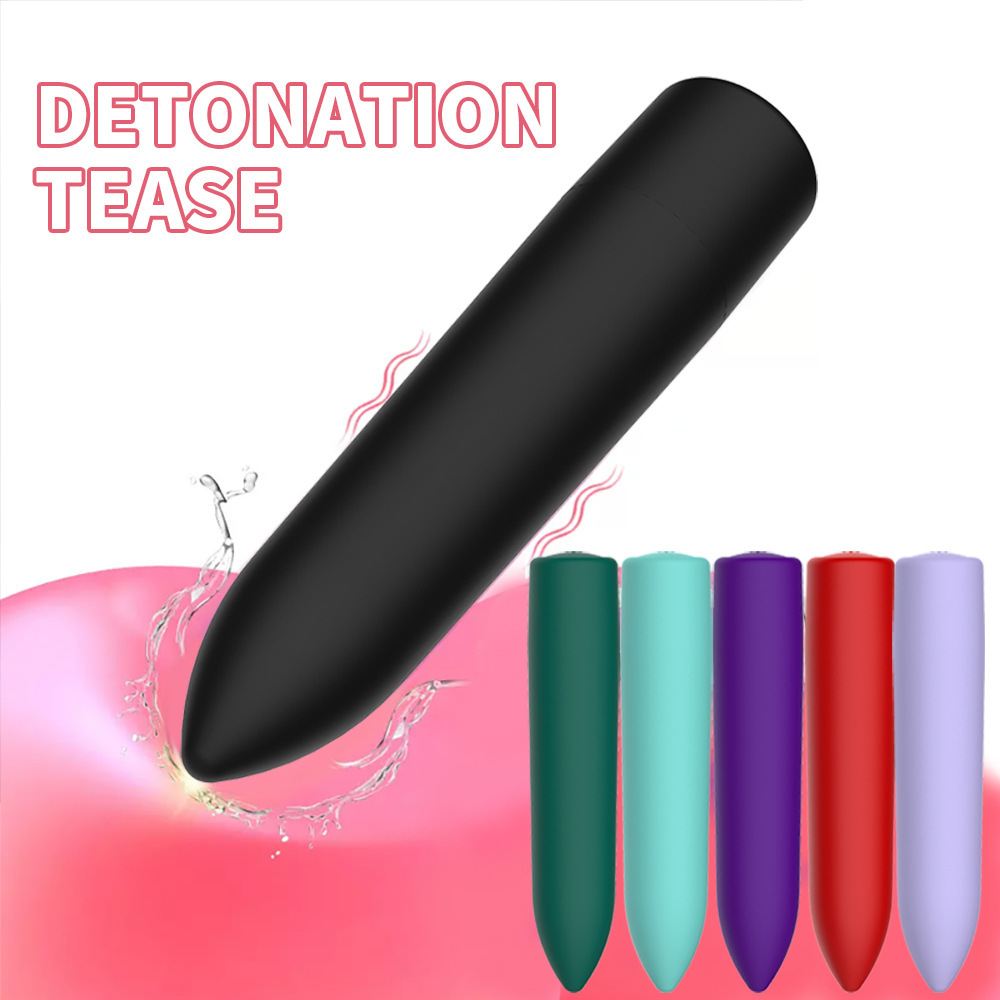 Cross-Border Clitoral Stimulation Vibrator, Strong Vibration Toy, Mini Bullet Female Masturbation Device, Adult Sex Toys