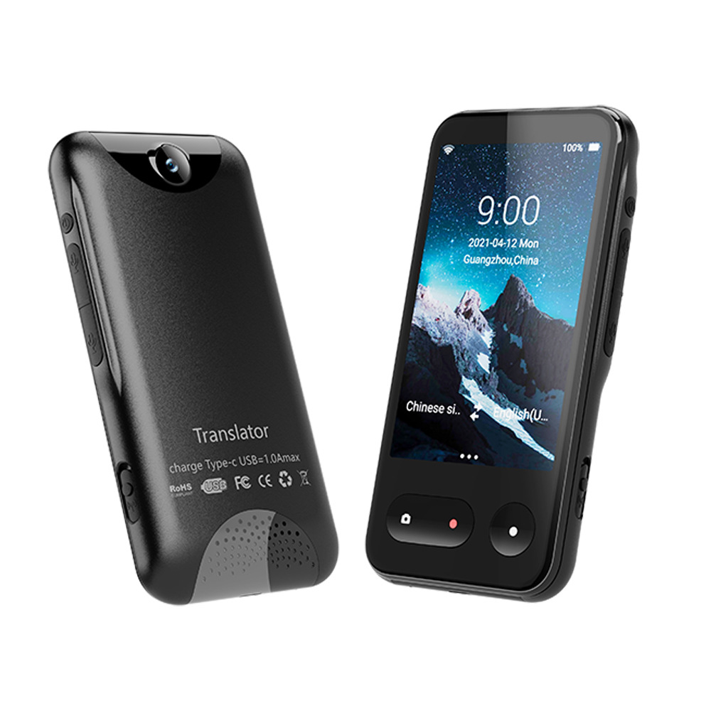 Intelligent voice translator precision offline translator business travel translation artifact photo recording translator T7