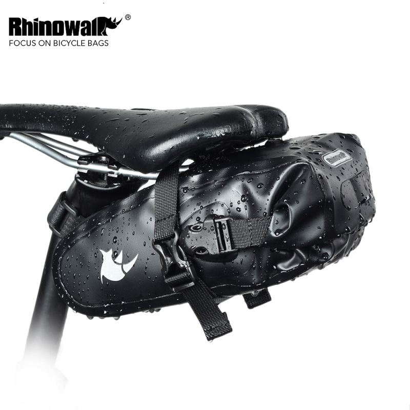 RHINOWALK rhino bicycle tail bag waterproof bicycle saddle bag mountain road bike rear seat bag cycling bag