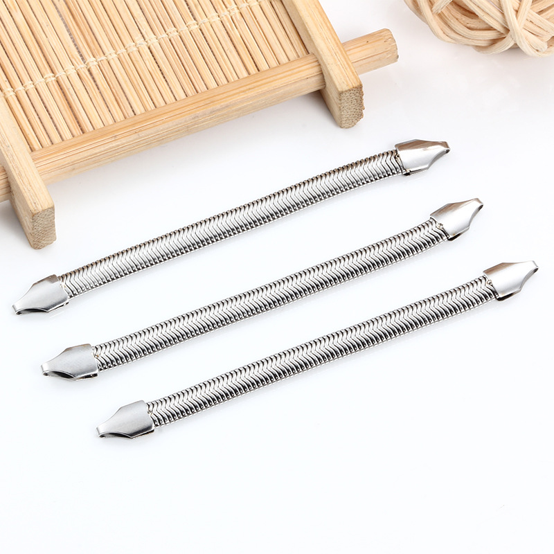 Stainless Steel Flat Snake Chain Blade Chain Simple Fashion Men's and Women's Necklace Clavicle Chain Bracelet Jewelry Accessories Chain DIY