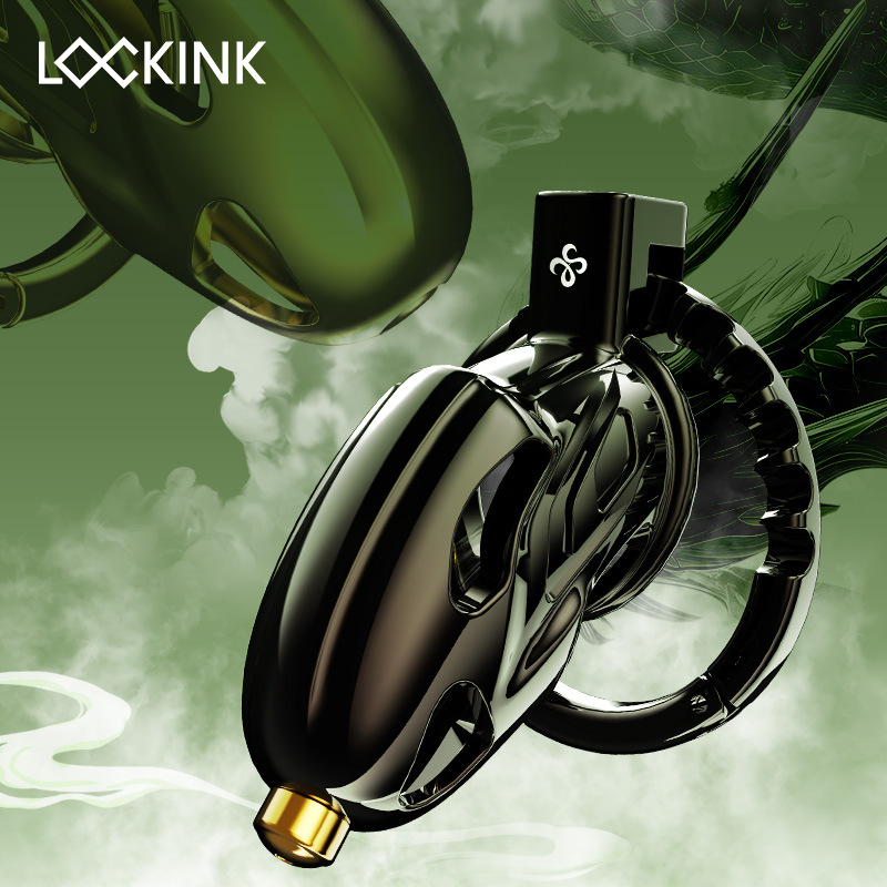 Suo Ji cb lock male metal chastity lock pseudo-mother penis jj sex chastity lock sm ring cobra abstinence device