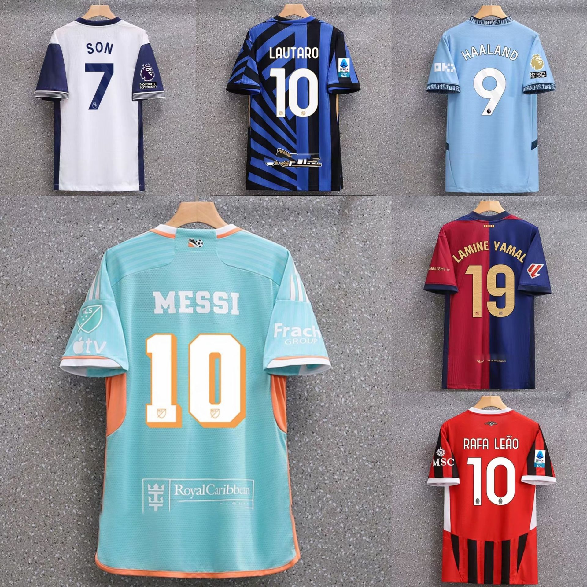 Collection 2425 Club Star Seal Fans Edition Jersey Harlander Yamal Rautaro Griezmann