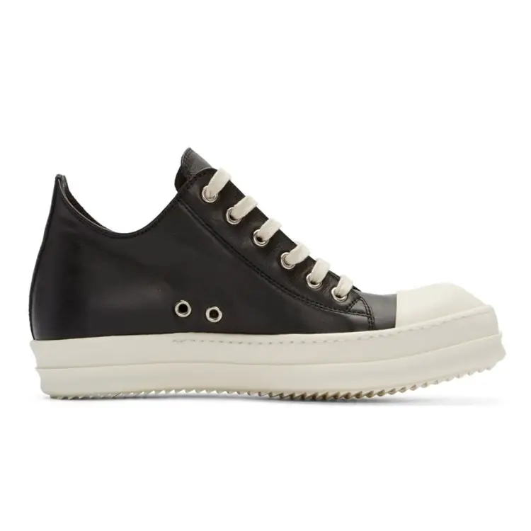 European Station Trendy Men's Fashion Casual Shoes Genuine Leather Breathable Low Ankle Ro Thick Sole Casual Sneakers Flat Heel Versatile Travel Shoes