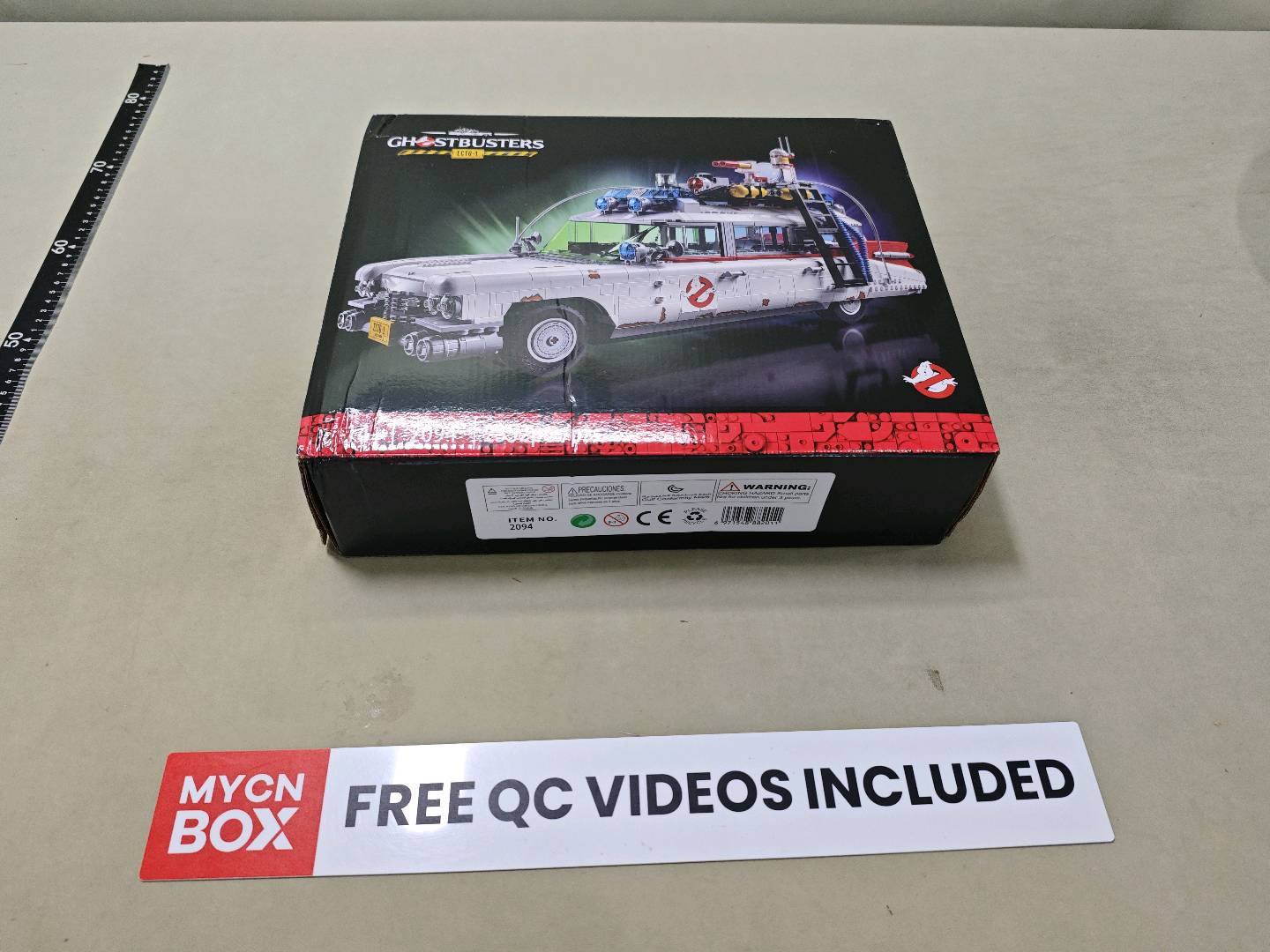 Compatible with Lego 10274 Mechanical Series Ghostbusters Ecto-1 Ghostbusters Creative Building Block Toys — QC-foto 3