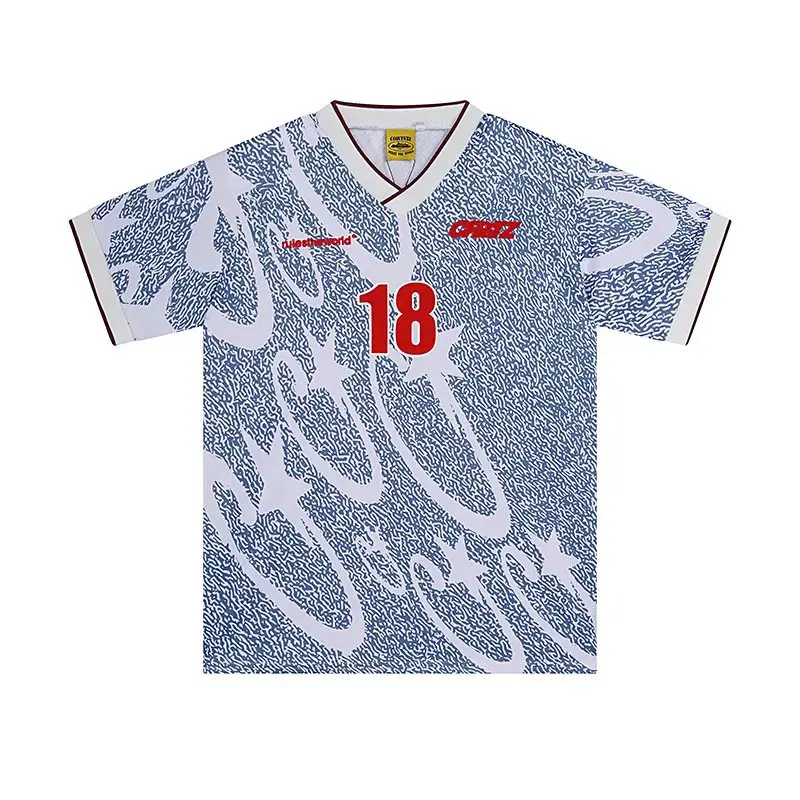 2024新款Corteiz短袖球服高街恶魔岛休闲ShortsleevesT恤夏球衣