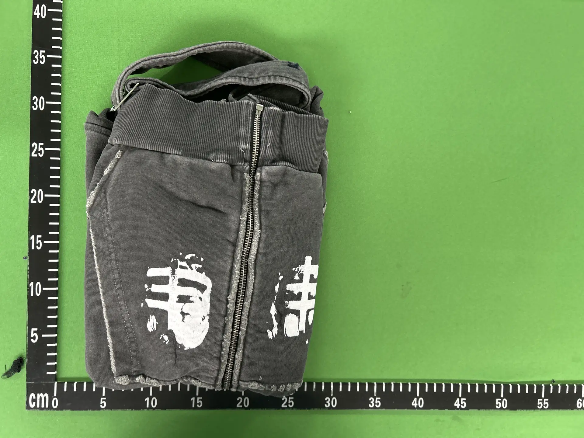 SPAVAIDERIAONE Armadillo Armadillo Shoulder Destroyer Washed Gloves Black Pioneer Zipper Hoodie