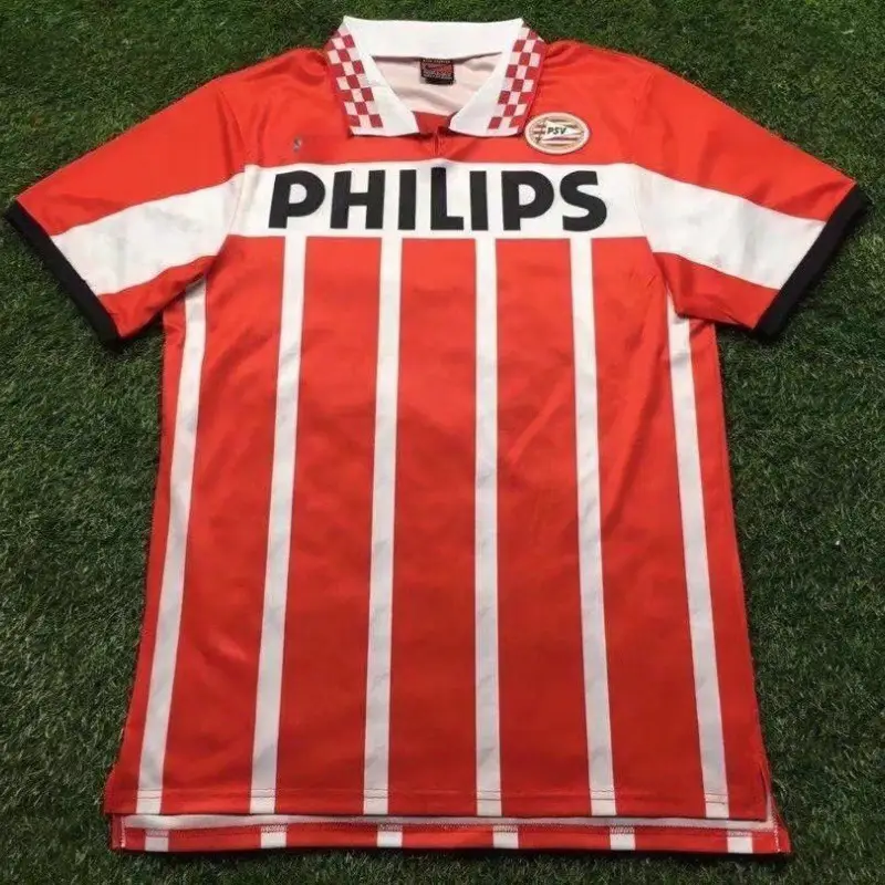 Cross-Border Retro Hot Style Eindhoven Short-Sleeved T-Shirt Jersey Football Uniform Fan Football Jersey