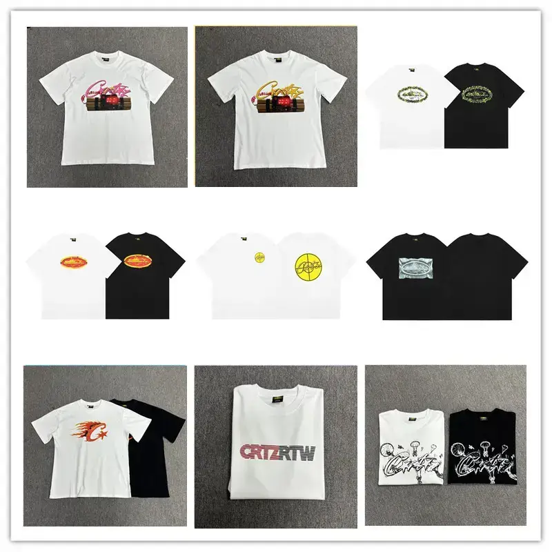 Alcatraz Short-Sleeved Street High Street European and American Style Casual Hip-Hop Trendy Men and Women Same Style Trendyy Brand Couple Half-Sleeved T-Shirt