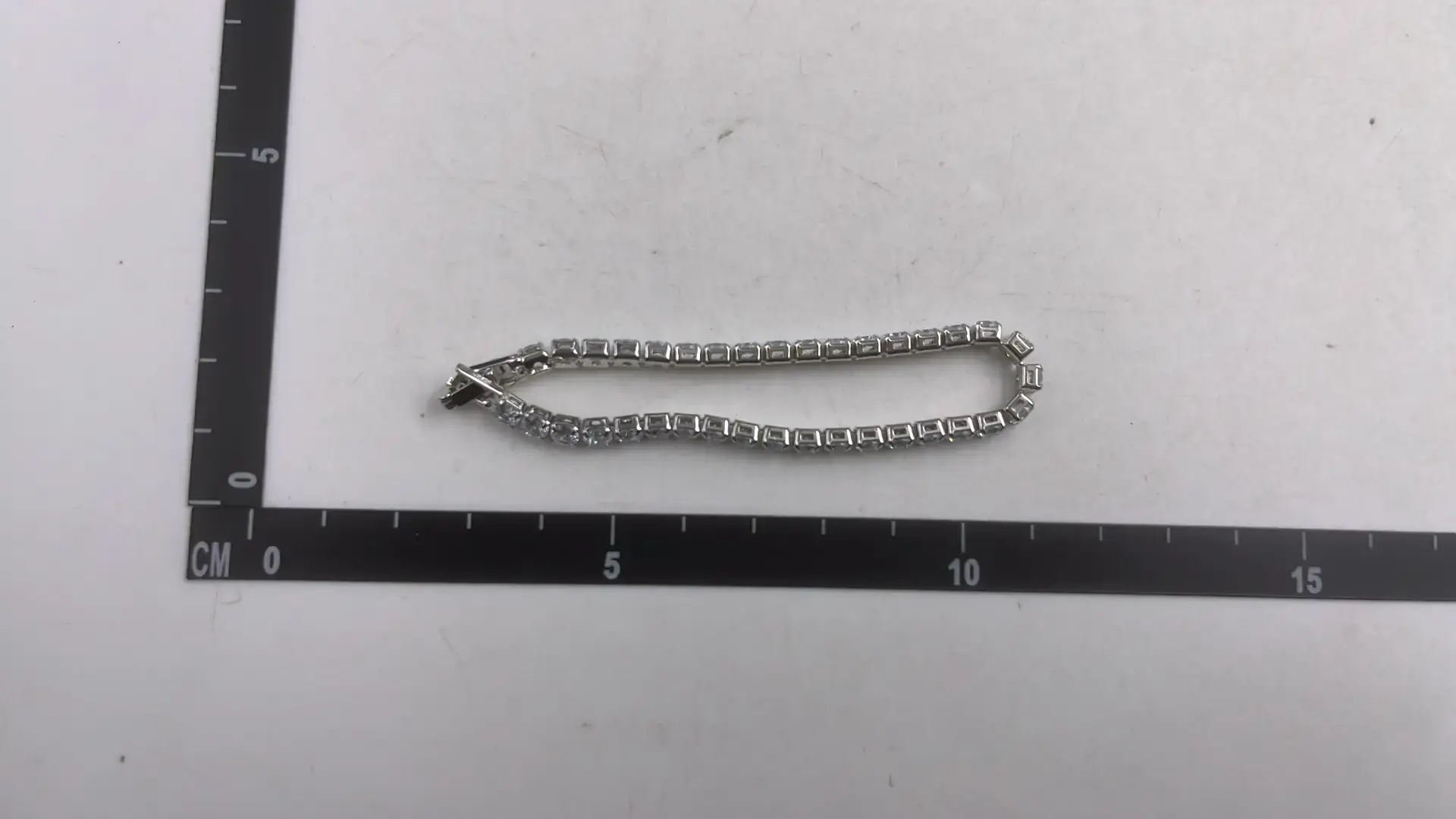 Cross-border Hot Selling Live Supply Copper Micro-inlaid 4.0 Zircon Bracelet High-end Light Luxury Bracelet Simple Tennis Chain for Women
