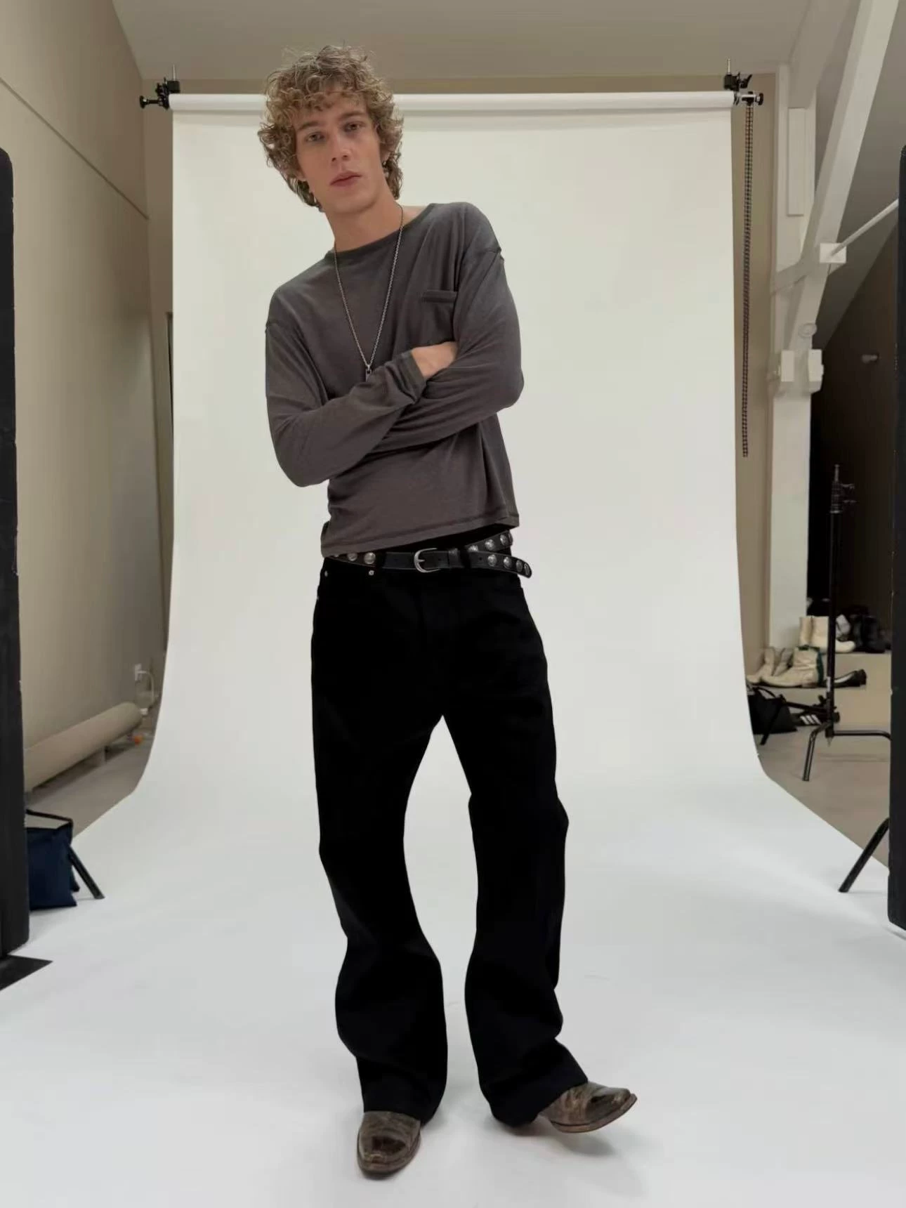 NO FAITH STUDIOS Black Jeans
