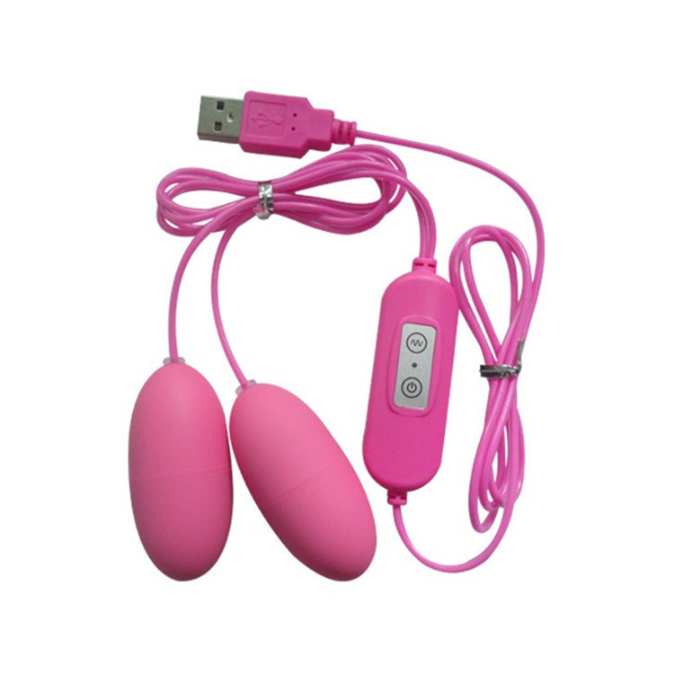 USB Variable Frequency Double Vibrating Egg Remote Control Single and Double Vibrating Egg Adult Sex Toys Wholesale Delivery Powerful Vibration