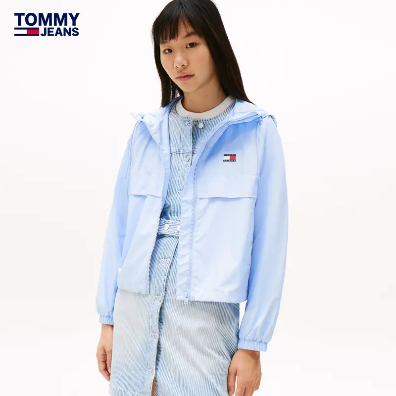 [Casual Hooded] Tommy25 Spring and Summer Men's Jersey Windproof Waterproof Outwear / Women's Lightweight Sports jacket