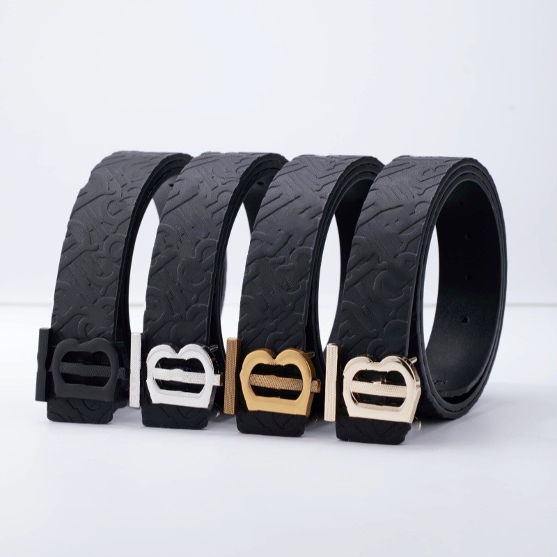 In-Stock Cross-Border New Men's Leather Belt, Simple Casual Versatile Classic Belt, Business Jeans, Trendy Style