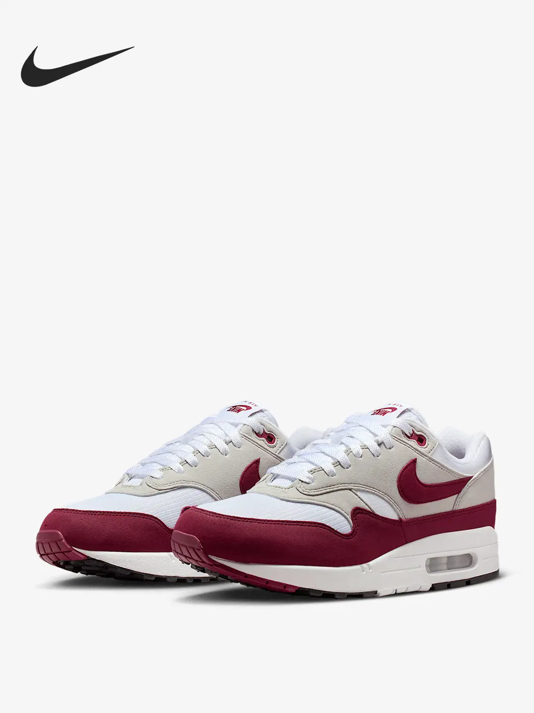 Nike/Nike Official Genuine Air Max 1 Men's and Women's Air Cushion Shock-Absorbing and Wear-Resistant Sports Shoes Im3906-100